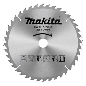 Disk sharre TCT për dru 255mm D-74049